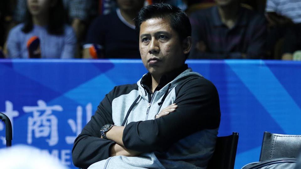 Pelatih ganda campuran Indonesia, Nova Widianto memberikan kalimat menohok usai Rinov Rivaldy/Pitha Haningtyas Mentari tersingkir di Indonesia Masters 2022. Copyright: © HUMAS PP PBSI/INDOSPORT